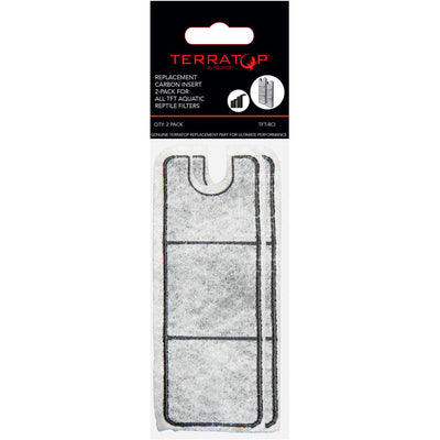 Aquatop Terratop Carbon Insert for Tft Reptile Filters, 2 pk - Filter Media