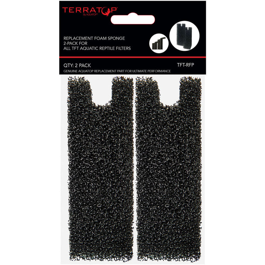 Aquatop Terratop Foam Insert for Tft Reptile Filters, 2 pk - Filter Media