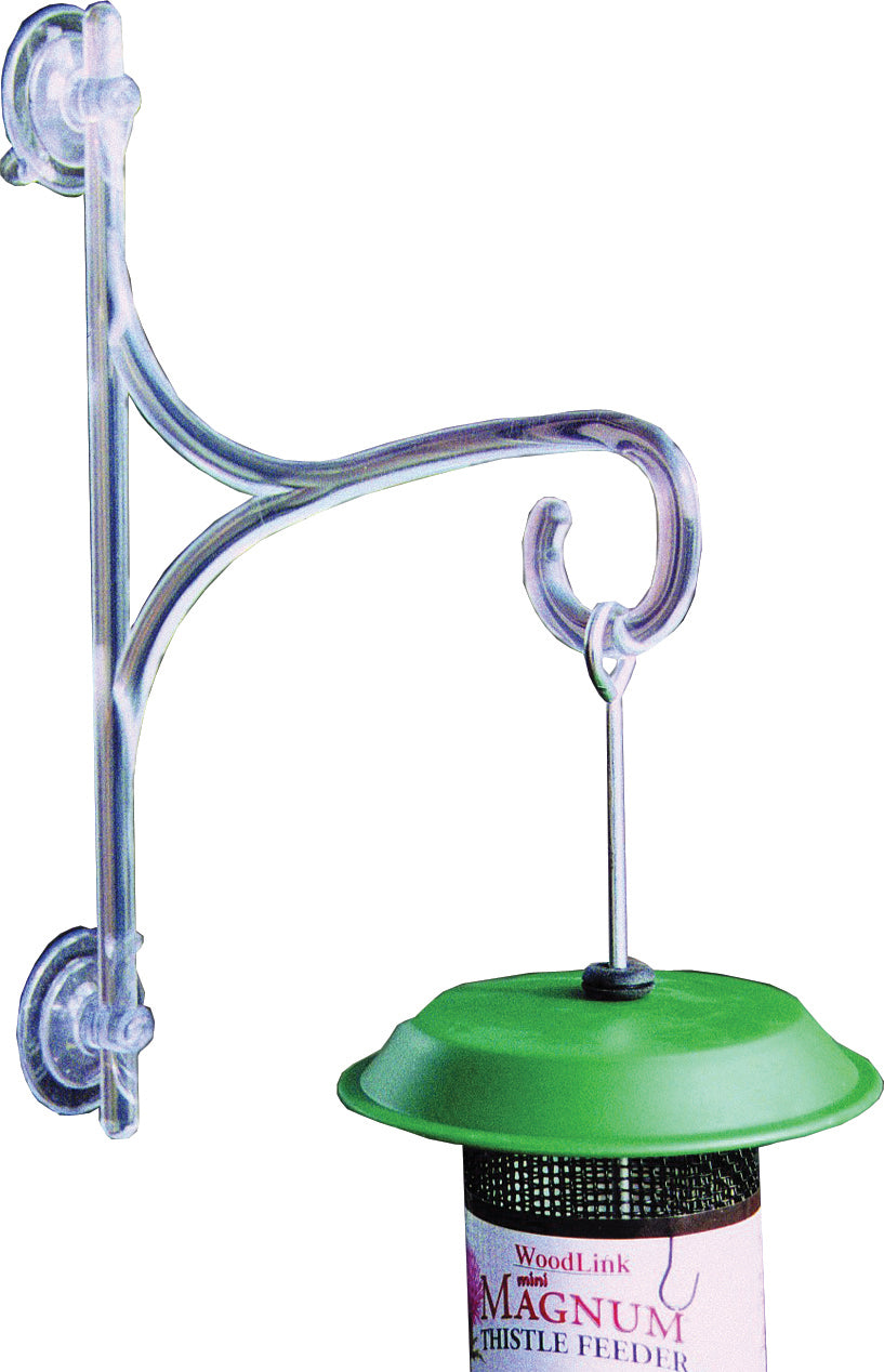 Audubon Window Glass Hanger, Clear, 4 lb Cap - Mounting Accessories