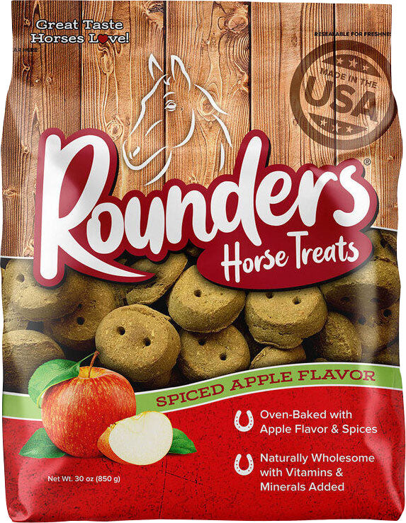 Rounders Horse Treats, Apple, 30 oz