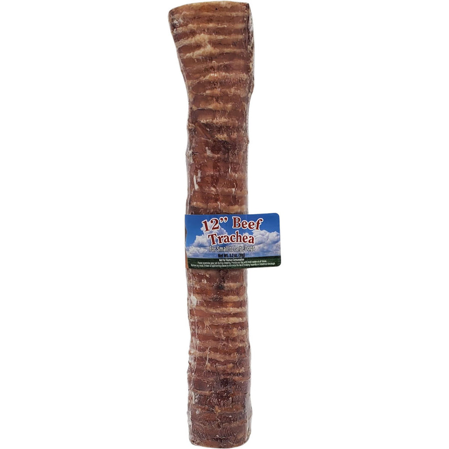 Nature's Own USA Beef Trachea Dog Chew, Beef, 12 in - Rawhide/ Body Parts