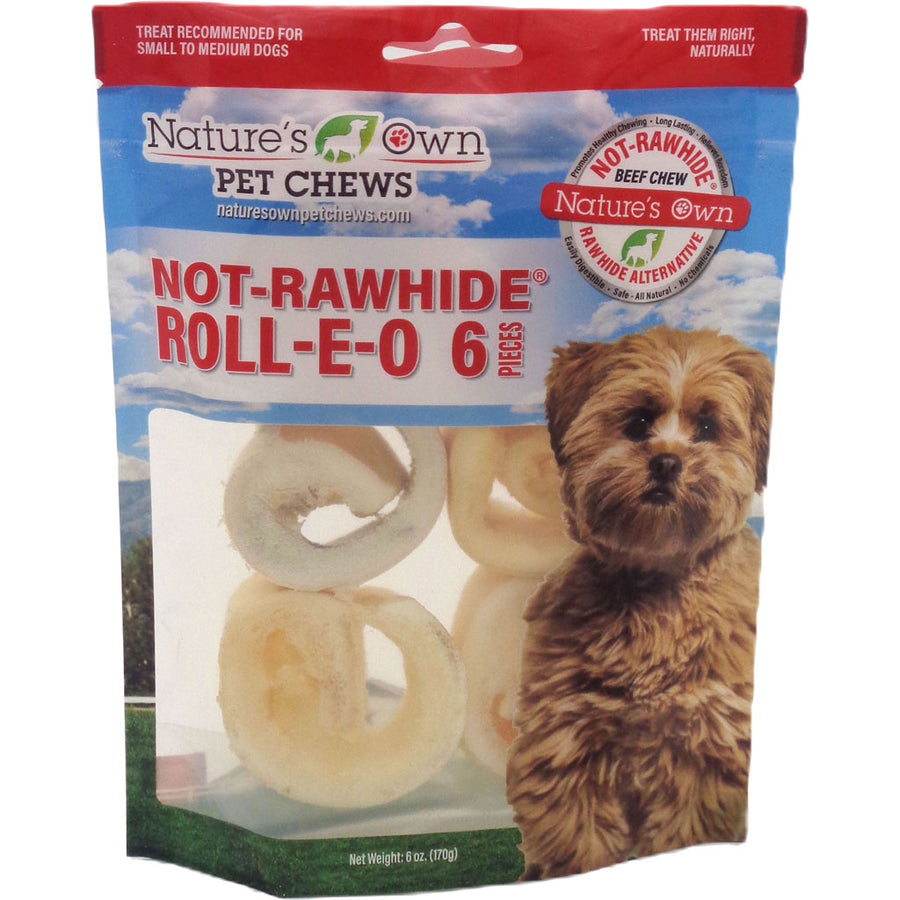 Nature's Own USA Not-Rawhide Beef Roll E-O, Beef, 6 pk - Rawhide/ Body Parts