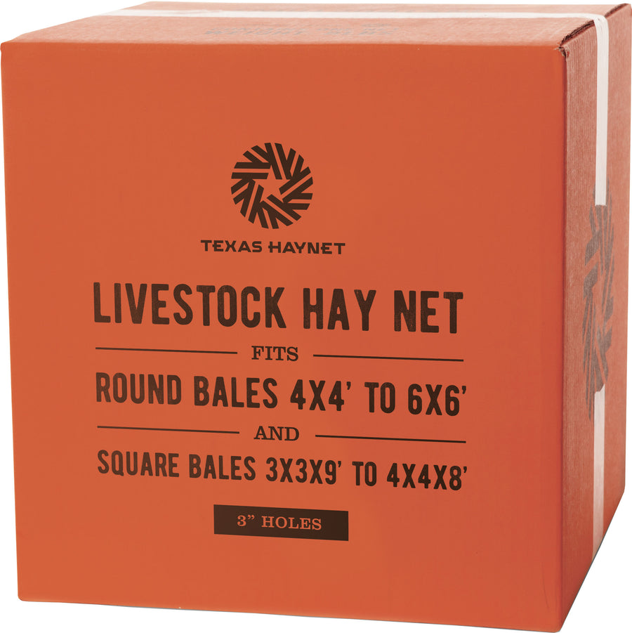 Texas Haynet Livestock Bale Net, Round - Hay Bags & Nets
