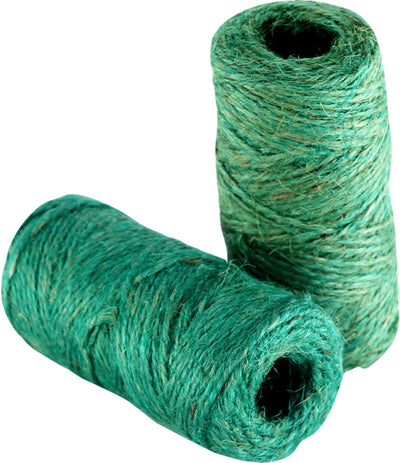 Bigtree Jute Twine, Green, 200 ft - Stakes and Supports