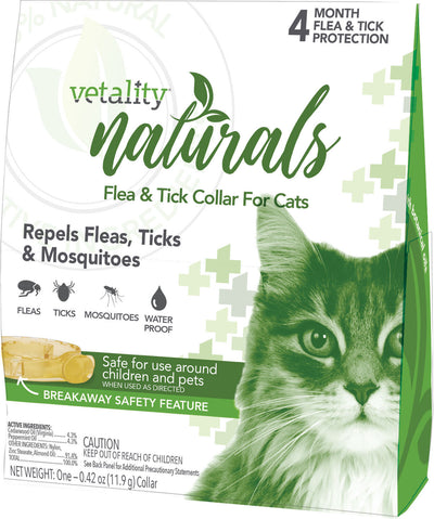Vetality Naturals Flea & Tick Collar, O/s - Collars