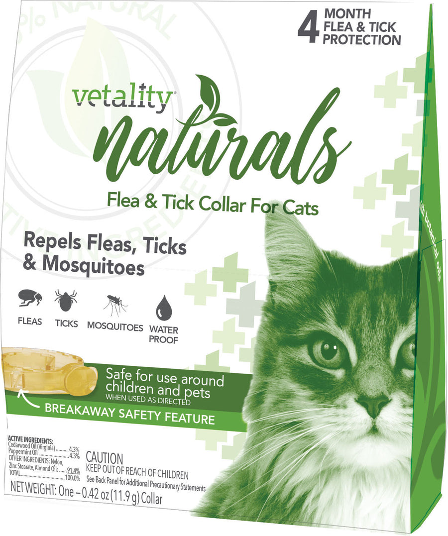 Vetality Naturals Flea & Tick Collar, O/s - Collars