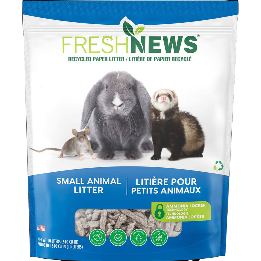 Fresh News Small Animal Litter, Gray, 10 l - Specialty