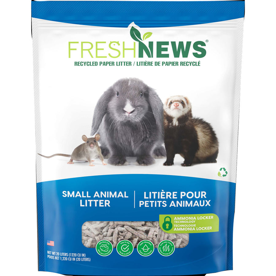 Fresh News Small Animal Litter, Gray, 20 l - Specialty