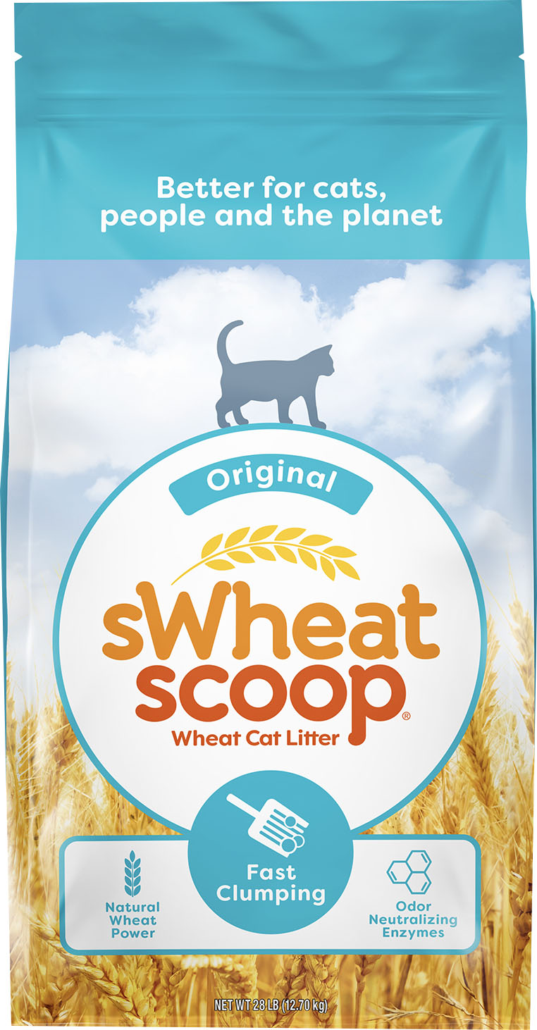 Swheat Scoop Original Clumping Cat Litter, Wheat, 28 lb - Alternative