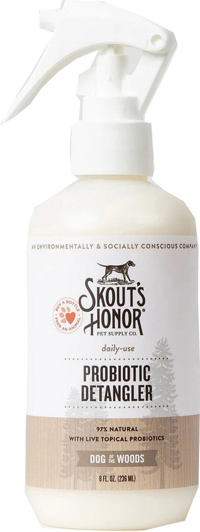 Skouts Honor Probiotic Daily Use Detangler, Sandalwood/Vanilla, 8 oz - Shampoos & Wipes