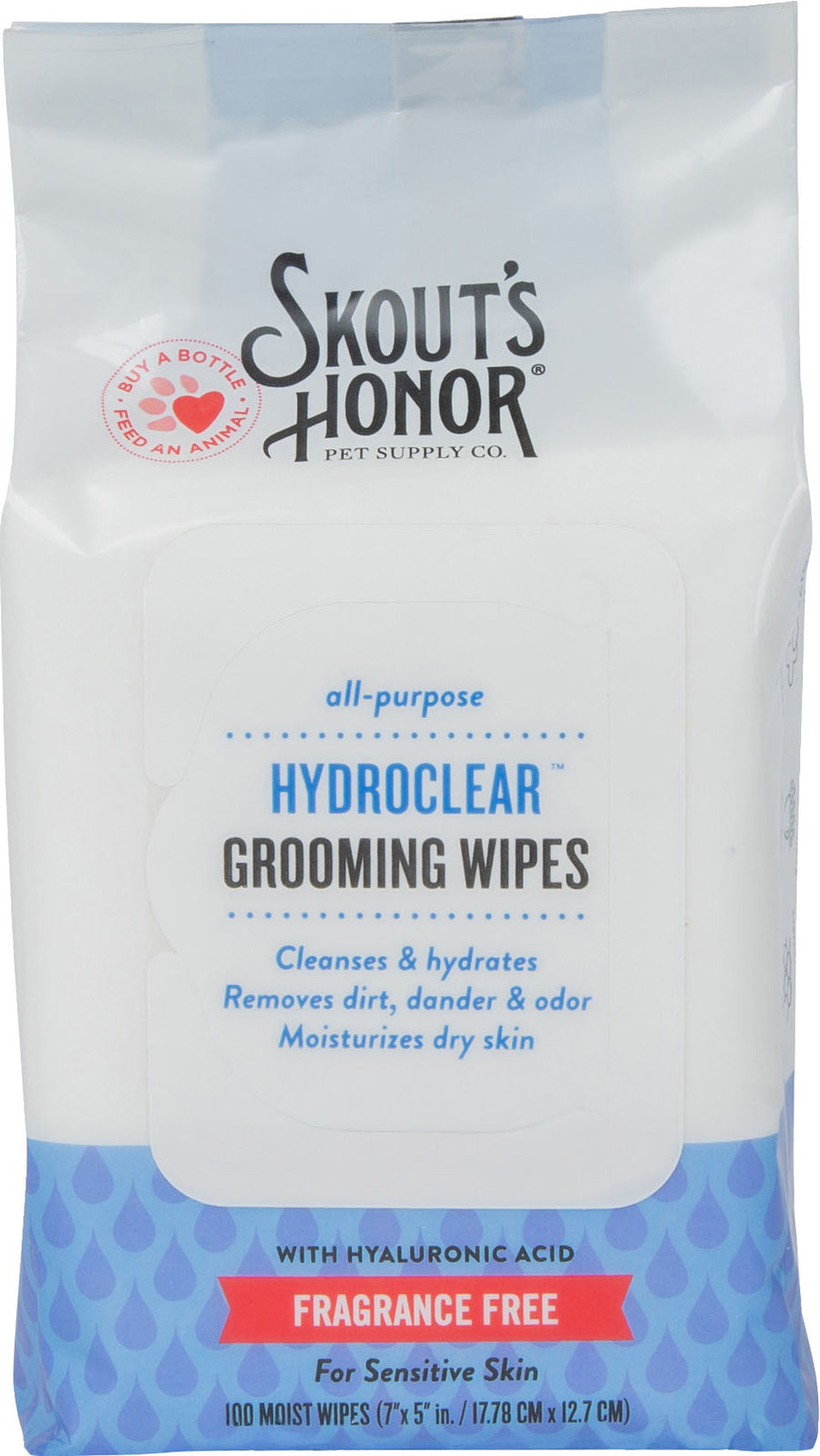 Skouts Honor Hydroclear Grooming Wipes, 100 ct - Shampoos & Wipes