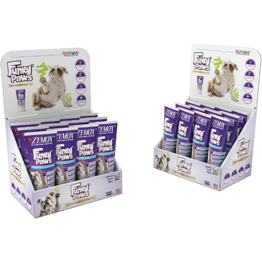 Zymox Funky Paws Counter Display, 3.2oz -12 ct - Skin Relief