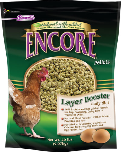Brown's Encore Natural Layer Booster Daily Diet, 20 lb - Layer Feed
