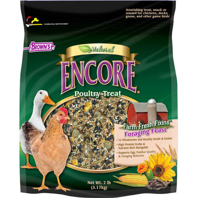 Brown's Encore Farm Fresh Fixins Poultry Treat, 7 lb - Treats
