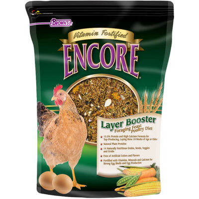 Brown's Encore Layer Booster Foraging Poultry Diet, 20 lb - Layer Feed
