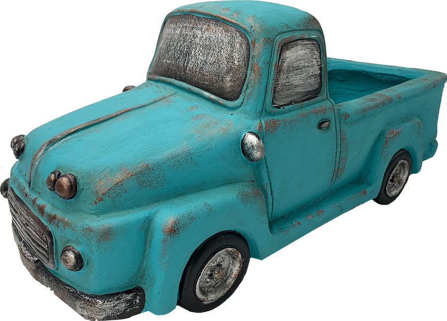 Esschert Design Truck Planter, Blue - Decorative Accessories