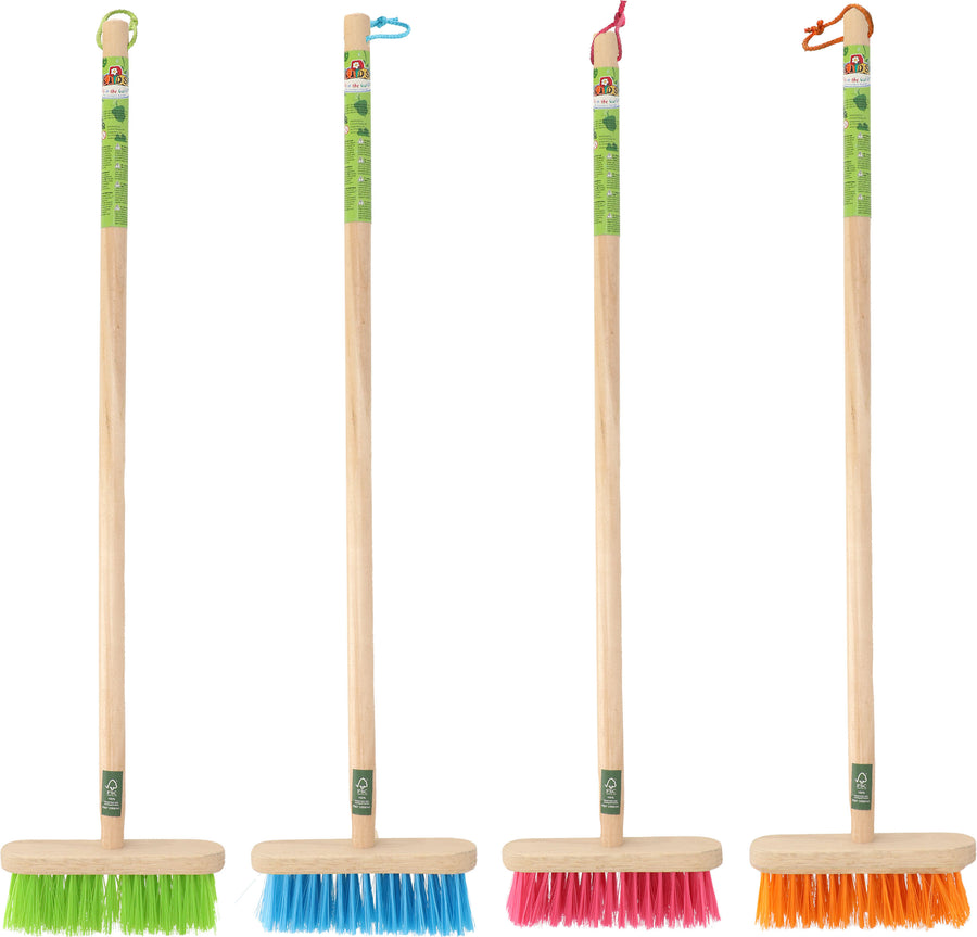 Esschert Design Childrens Nylon Broom Wood Handle, Assorted - Accessories
