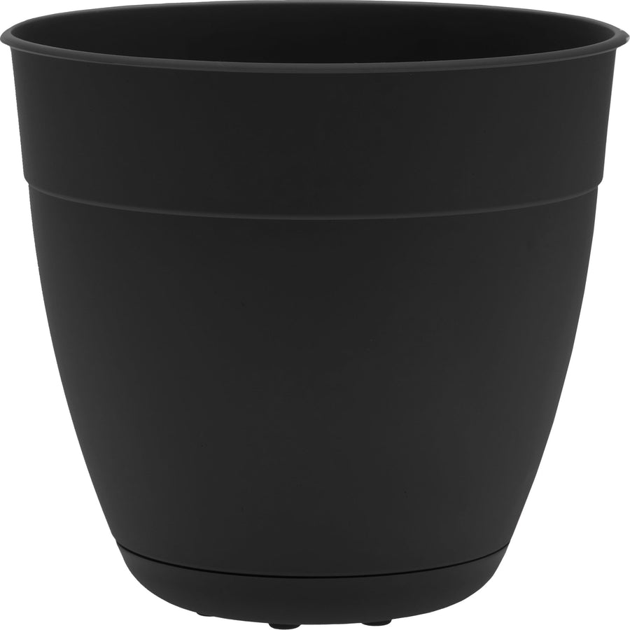 Bloem Dayton Planter, Black, 16 in - Planters Decorative