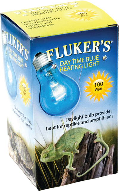 Fluker's Blue Daylight Bulb, 100 Watt - Incandescent