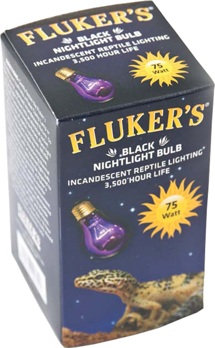 Fluker's Black Nightlight Bulb, 75 Watt - Incandescent