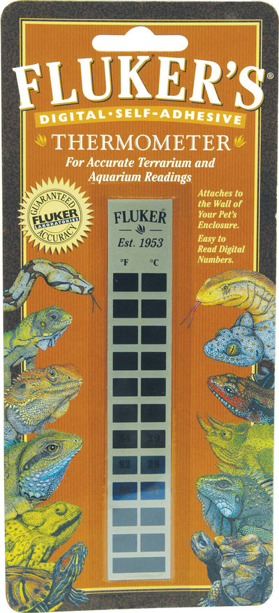 Fluker's Flat Thermometer - Gauges