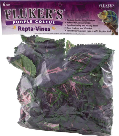 Fluker's Repta Vine Purple Coleus, Purple, 6 ft - Wood/Vines