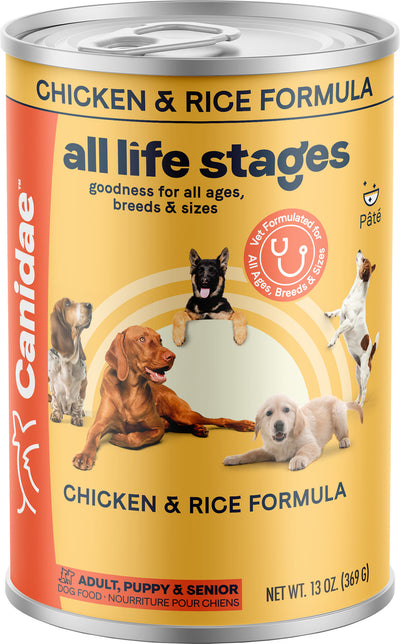 Canidae All Life Stages Canned Dog Food, Chicken/Rice, 13 oz