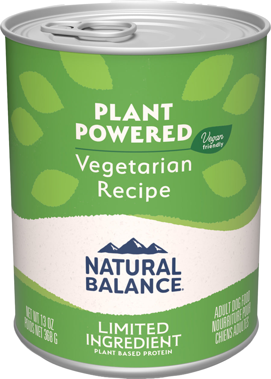 Natural Balance Nb Limited Ingredient Pate Canned Dog Food, Vegetarian, 13 oz