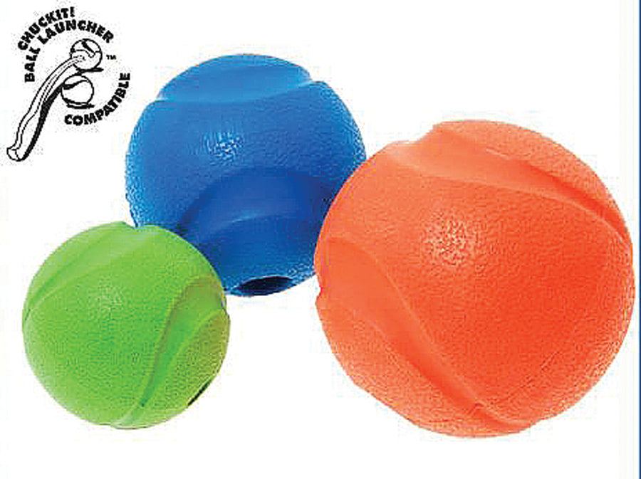 Chuckit! Fetch Ball, Blue/Orange, md-1 pk - Rubber