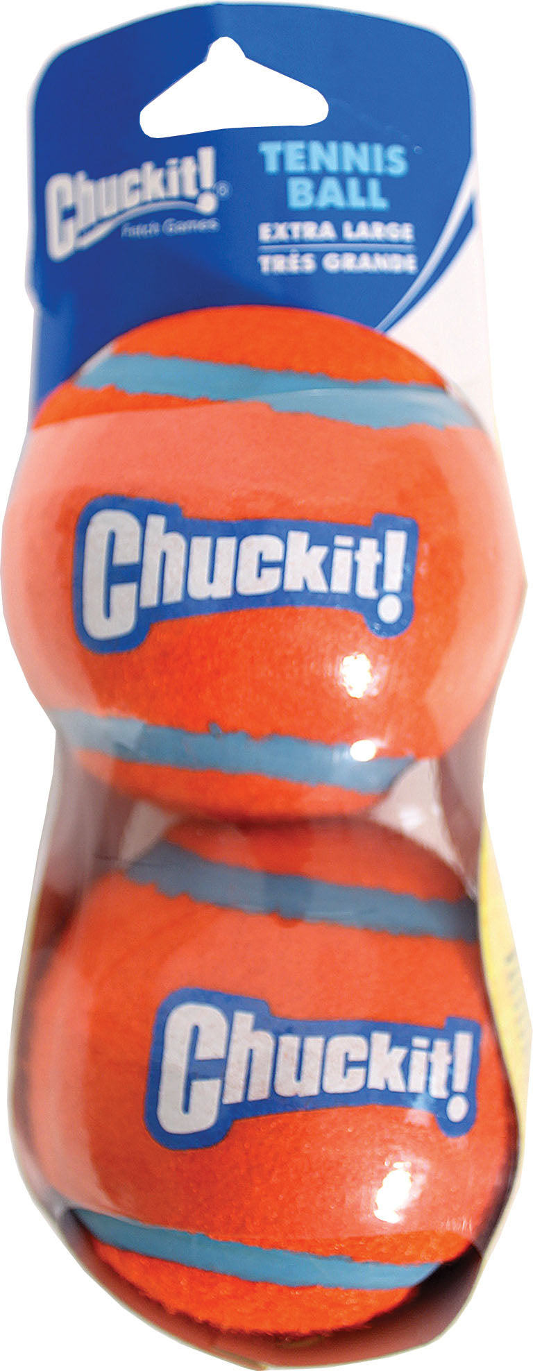 Chuckit! Tennis Balls Shrinkwrapped, Orange, xl-2 pk - Tennis Material