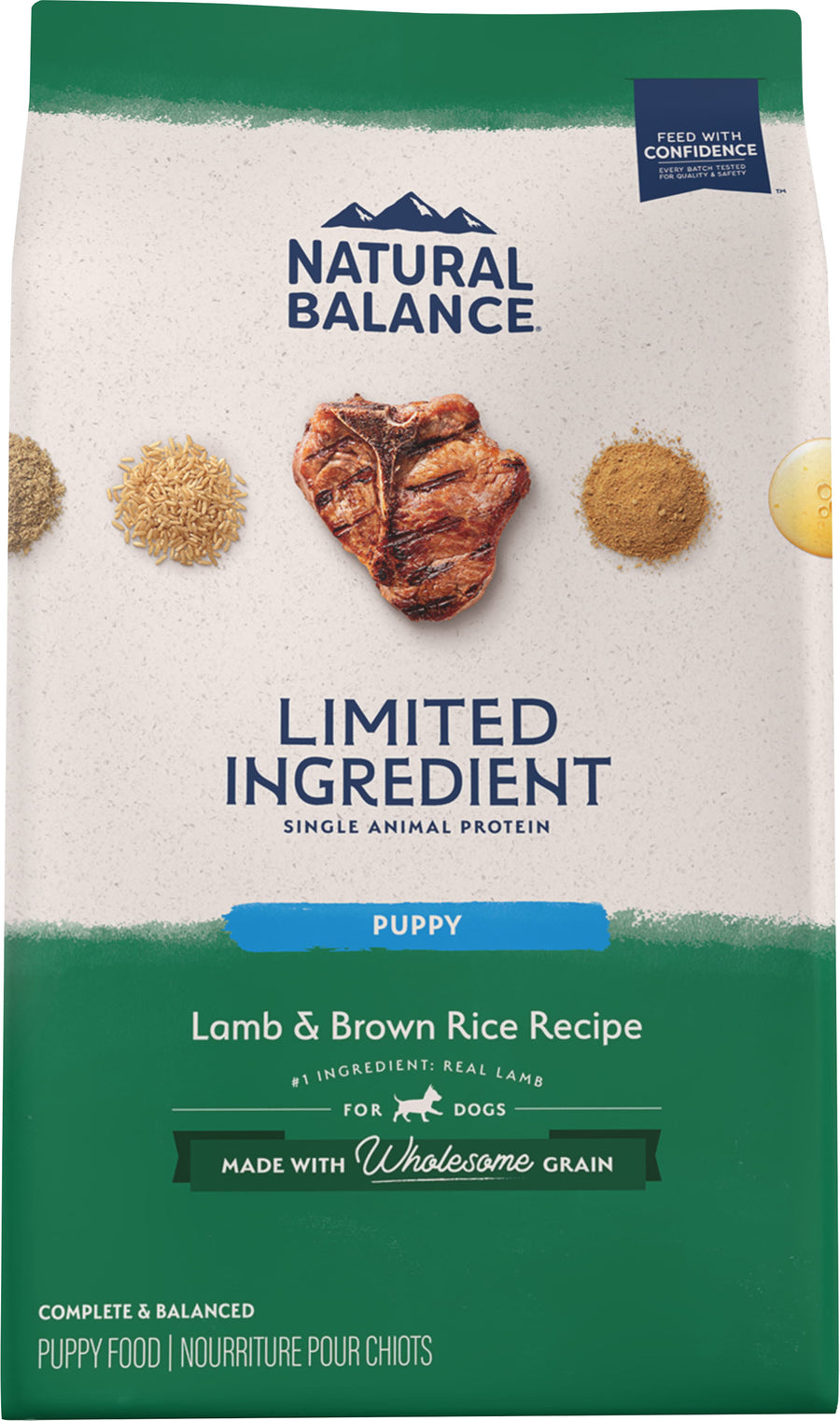 Natural Balance Nb Limited Ingredient Puppy Food, Lamb/Brown Rice, 4 lb - Dry
