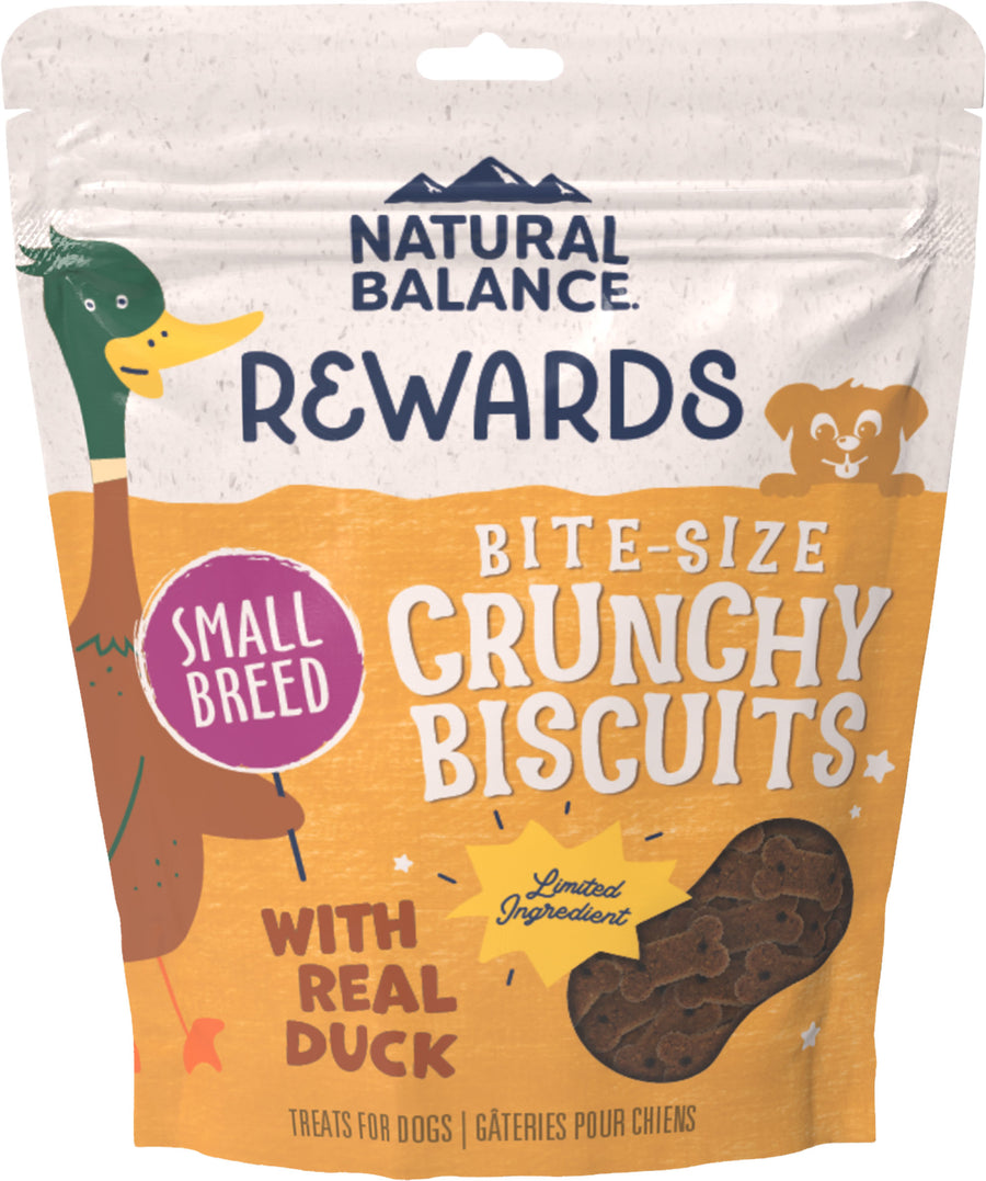 Natural Balance Nb Rewards Crunchy Biscuits, Duck, 8 oz - Edible Bones & Biscuits