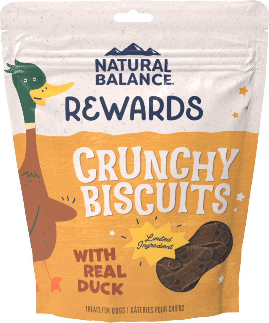 Natural Balance Nb Rewards Crunchy Biscuits, Duck, 28 oz - Edible Bones & Biscuits