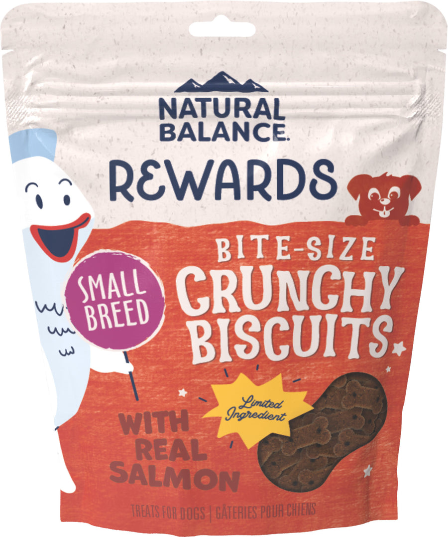 Natural Balance Nb Rewards Crunchy Biscuits, Salmon, 8 oz - Edible Bones & Biscuits