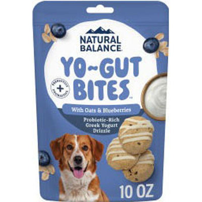 Natural Balance Nb Yo-Gut Bites, Oates/Blueberries, 10 oz - Soft Treats