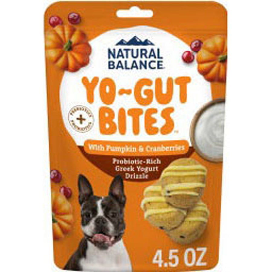 Natural Balance Nb Yo-Gut Bites, Pumpkin/Cranberry, 4.5 oz - Soft Treats