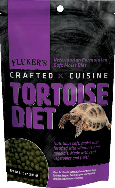 Fluker's Crafted Cuisine Tortoise Diet, 6.75 oz - Turtle/Tortoise