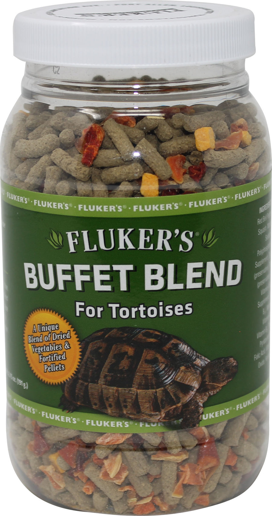 Fluker's Buffet Blend Tortoise Formula, 6.75 oz - Turtle/Tortoise