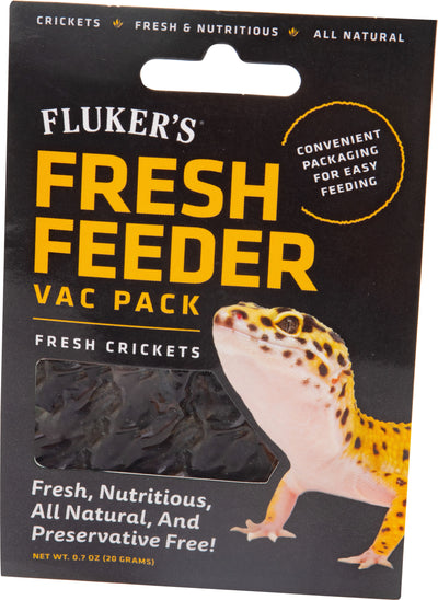 Fluker's Fresh Feeder Vac Pack Crickets, .7 oz
