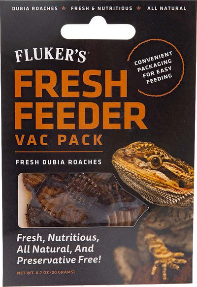 Fluker's Fresh Feeder Vac Pack Dubia Roaches, .7 oz - General