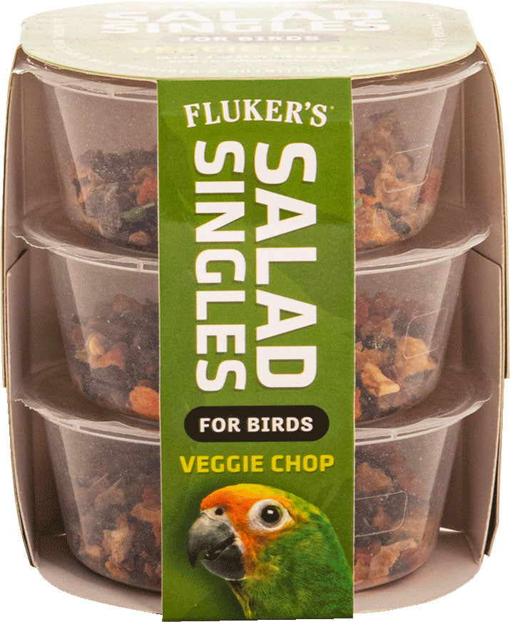 Fluker's Salad Singles Veggie Chop Bird Blend, 3 pk - Edibles