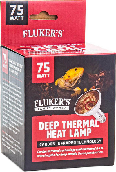 Fluker's Deep Thermal Heat Lamp, 75 Watt - Heat Emitters