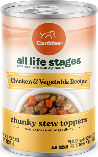 Canidae All Life Stages Chucky Stew Canned Dog Food, Chicken/Vegetables, 12.7 oz