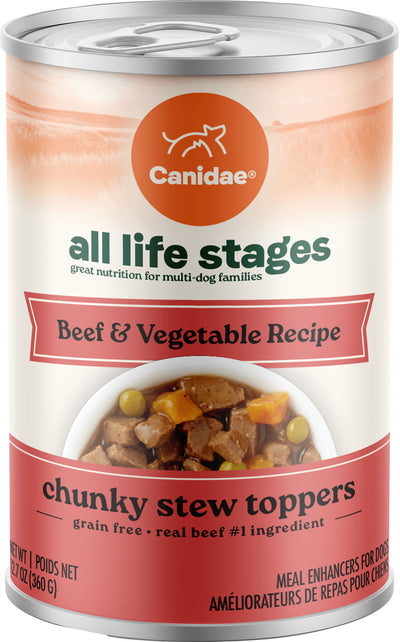 Canidae All Life Stages Chucky Stew Canned Dog Food, Beef/Vegetables, 12.7 oz