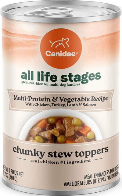 Canidae All Life Stages Chucky Stew Canned Dog Food, Multi-Protein, 12.7 oz
