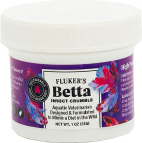 Fluker's Betta Fish Food Crumble, 1 oz