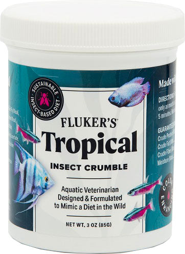 Fluker's Tropical Fish Food Crumble, 3 oz - Standard