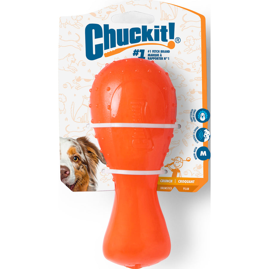 Chuckit! Hyper Bonz Crunch Drumstick, Turkey - Rubber