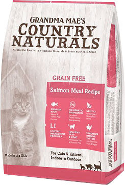 Country Naturals Grain Free Cat & Kitten Food, Salmon, 3 lb - Dry