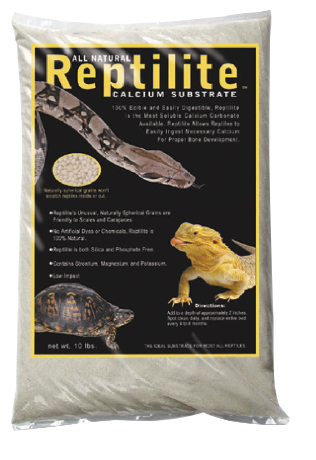 Caribsea Reptilite All Natural Calcium Substrate, Natural, 10 lb - Sand